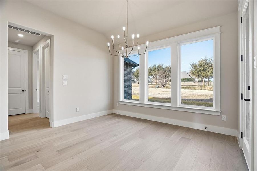 Spacious, unfurnished interior of a new home in Aledo Heights - Aledo ISD, Annetta South (Image 17).