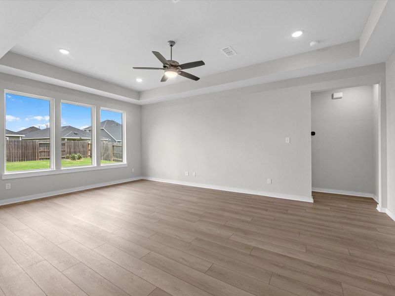Spacious, unfurnished interior of a new home in Mason Woods, Cypress (Image 14). Spacious, unfurnished interior of a new home in Mason Woods, Cypress (Image 14).