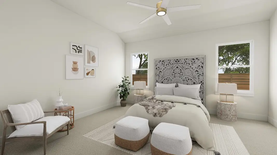 Representative furnished interior of a home built from the Palomino by Tri Pointe Homes in Enclave At Canyon Ranch, Corinth (Image 7).
