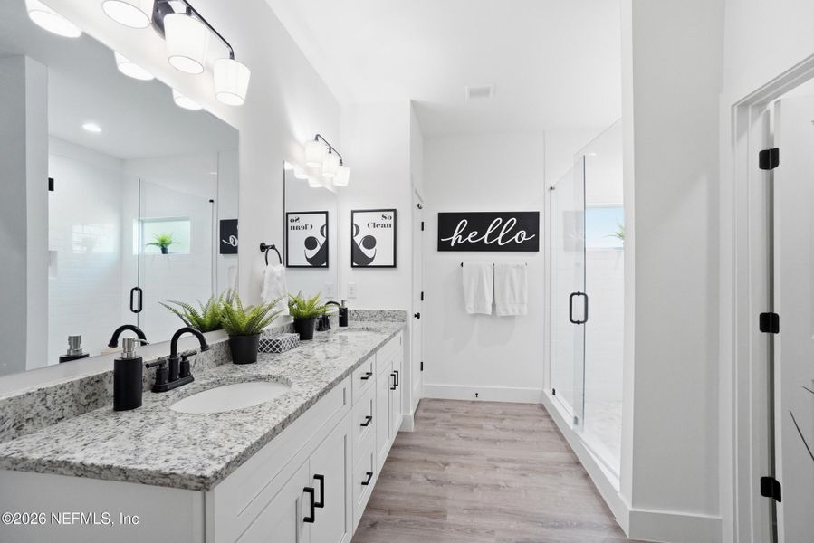 Furnished interior view inside a new home in , Jacksonville (Image 6).