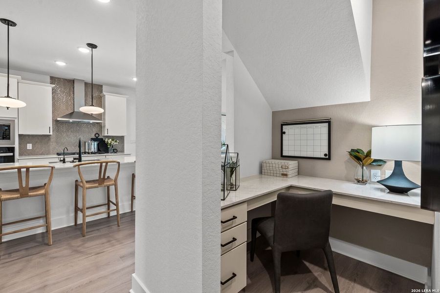 Furnished interior view inside a new home in Bison Ridge, San Antonio (Image 22).