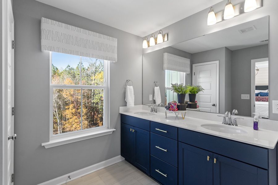 Representative furnished interior of a home built from the Waterlily - Vanguard Collection by Mungo Homes in Renaissance at White Oak, Garner (Image 7).