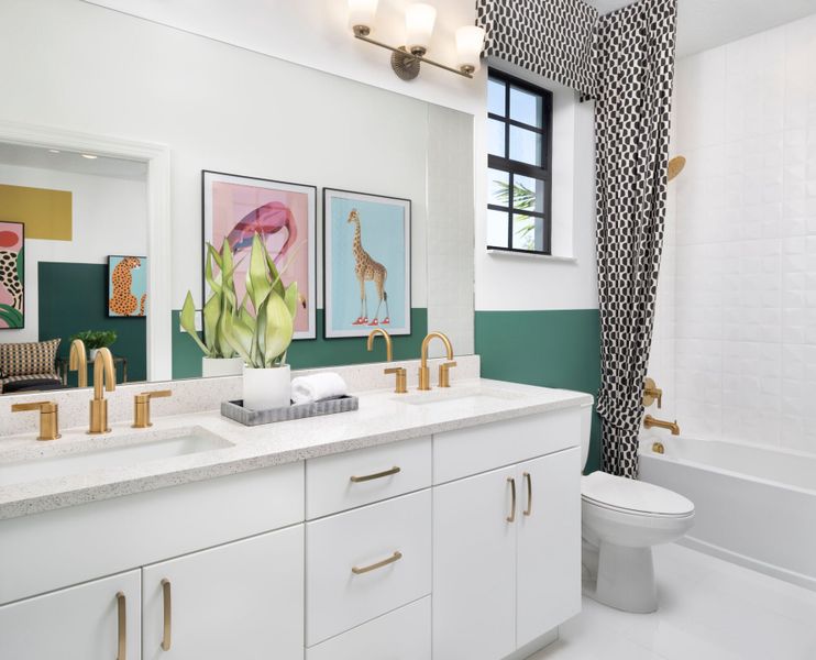 Representative furnished interior of a home built from the Livingstone by Mattamy Homes in Newfield, Palm City (Image 12).