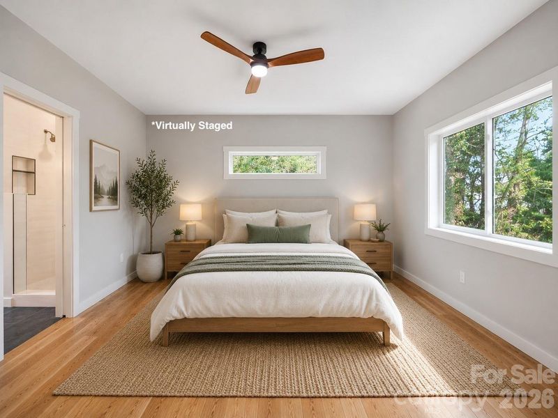 Furnished interior view inside a new home in , Asheville (Image 15).