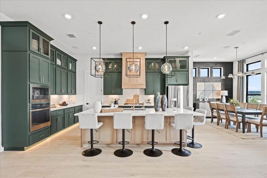 Furnished interior view inside a new home in Sweetwater, Austin (Image 37).