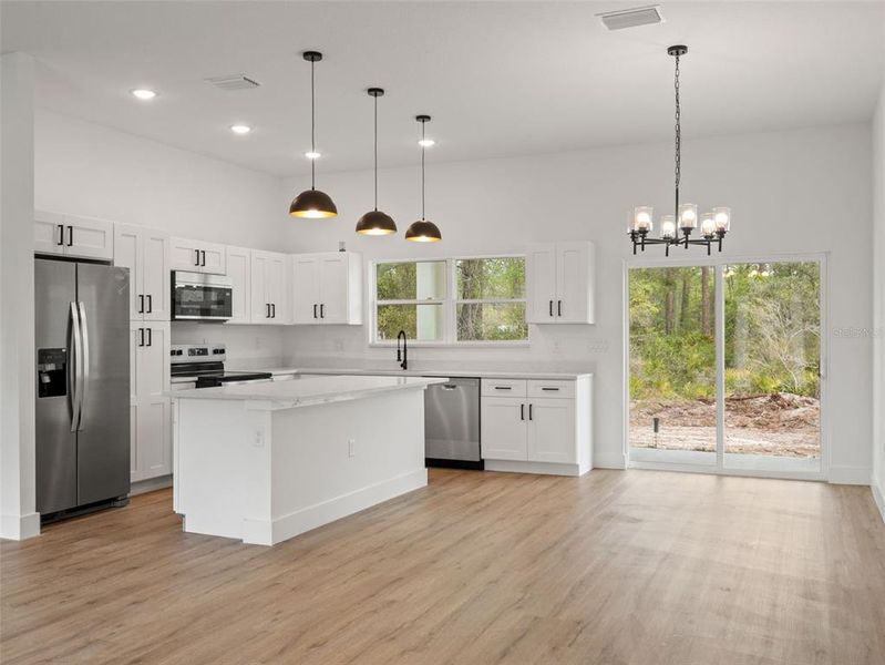 Furnished interior view inside a new home in , Ocklawaha (Image 5).