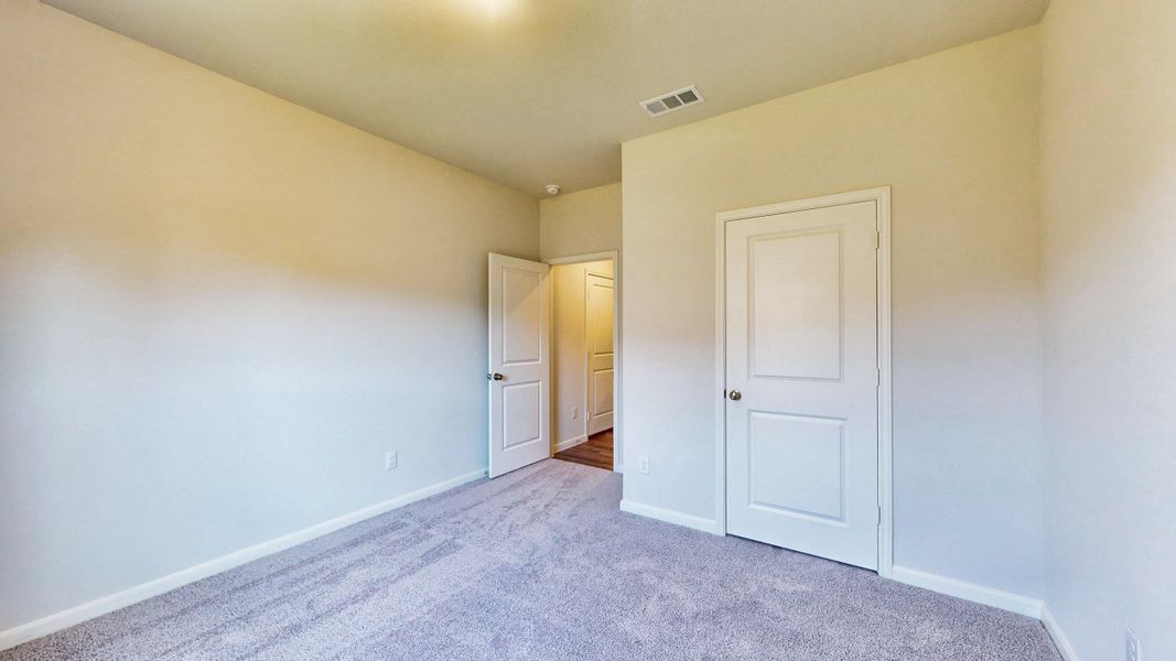 A room with white doors. A room with white doors.