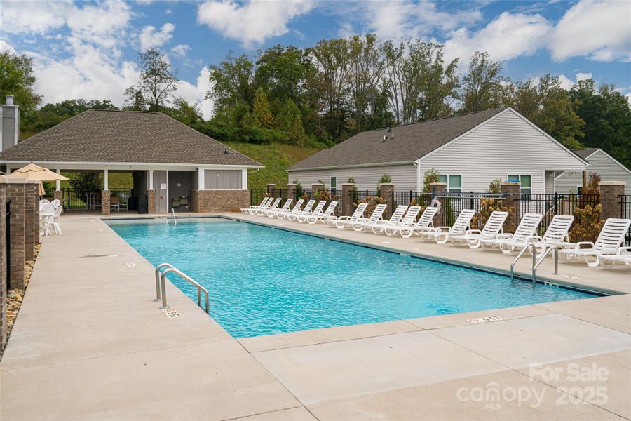 community pool around the corner