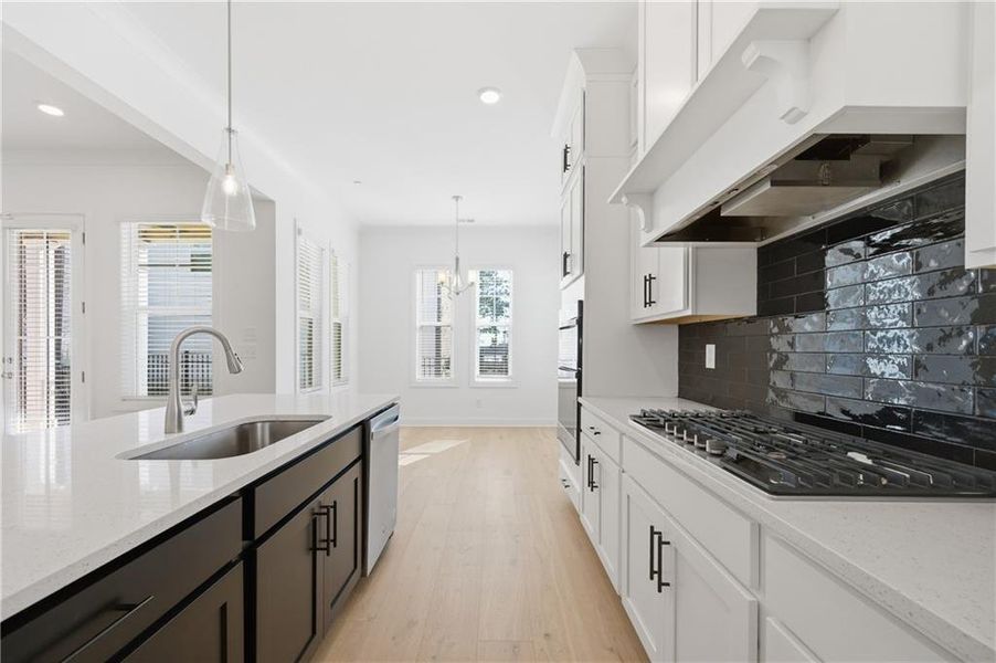 Furnished interior view inside a new home in Promenade Ridge, Marietta (Image 9).