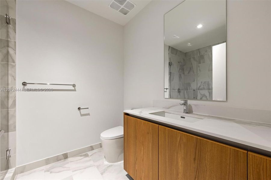 Furnished interior view inside a new home in , Miami (Image 6).