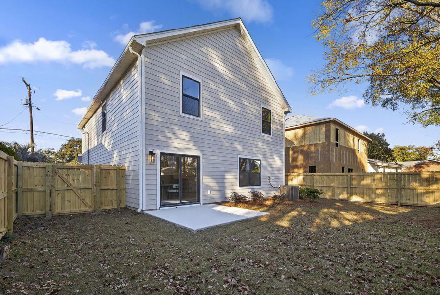 Exterior details and patio area of a home in , Charleston (Image 24).