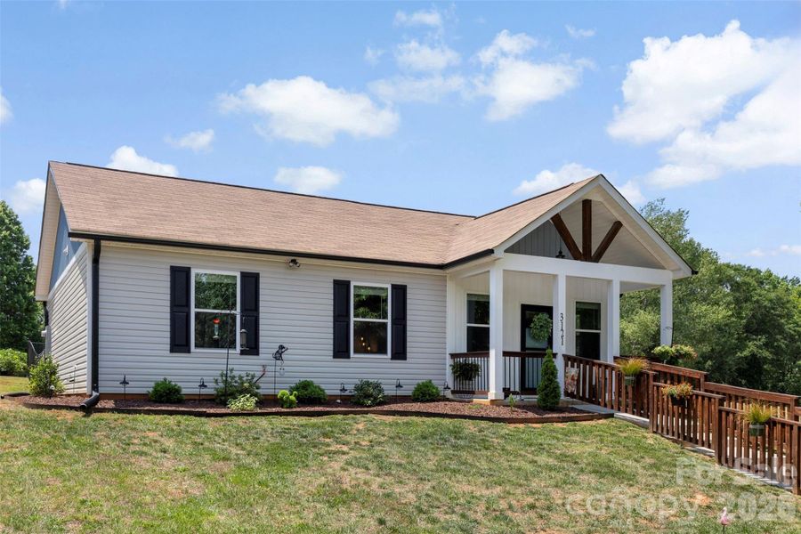 Exterior details and patio area of a home in , Shelby (Image 24).