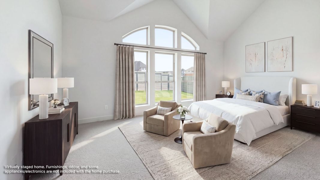 Furnished interior view inside a new home in Landmark, Denton (Image 9).