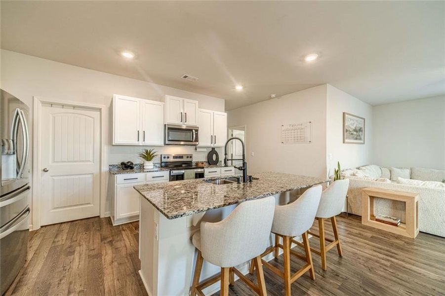 Furnished interior view inside a new home in , Dawsonville (Image 12).