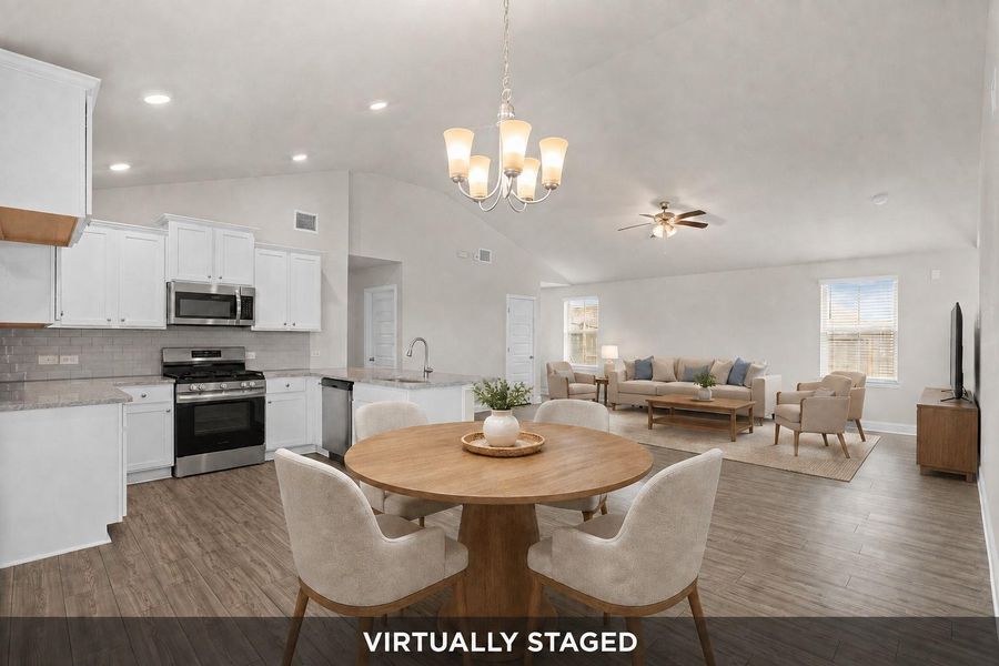 Virtually staged to illustrate possible furniture placement. Home is currently vacant. Virtually staged to illustrate possible furniture placement. Home is currently vacant.