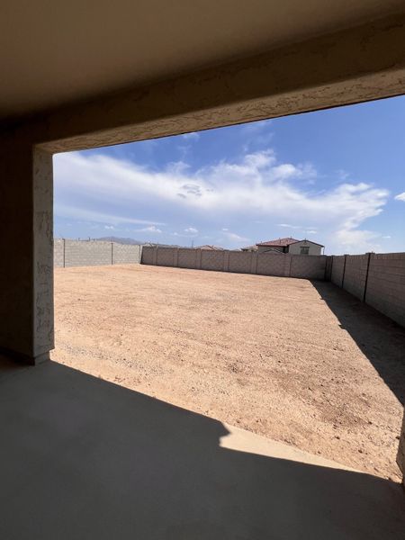 Lot 84 | Backyard | Limetta | Harvest at Citrus Park | New Homes in Goodyear, AZ | Landsea Homes