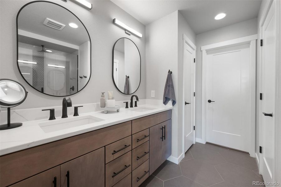 Furnished interior view inside a new home in , Colorado Springs (Image 16). Furnished interior view inside a new home in , Colorado Springs (Image 16).