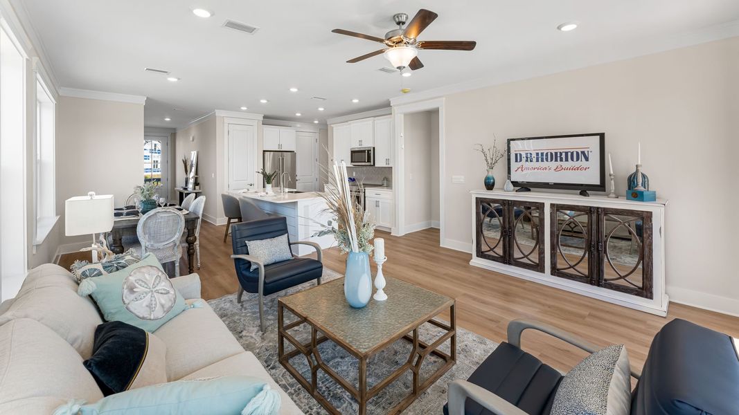 Representative furnished interior of a home built from the The Islamorada by D.R. Horton in WindMark Beach, Port Saint Joe (Image 13).