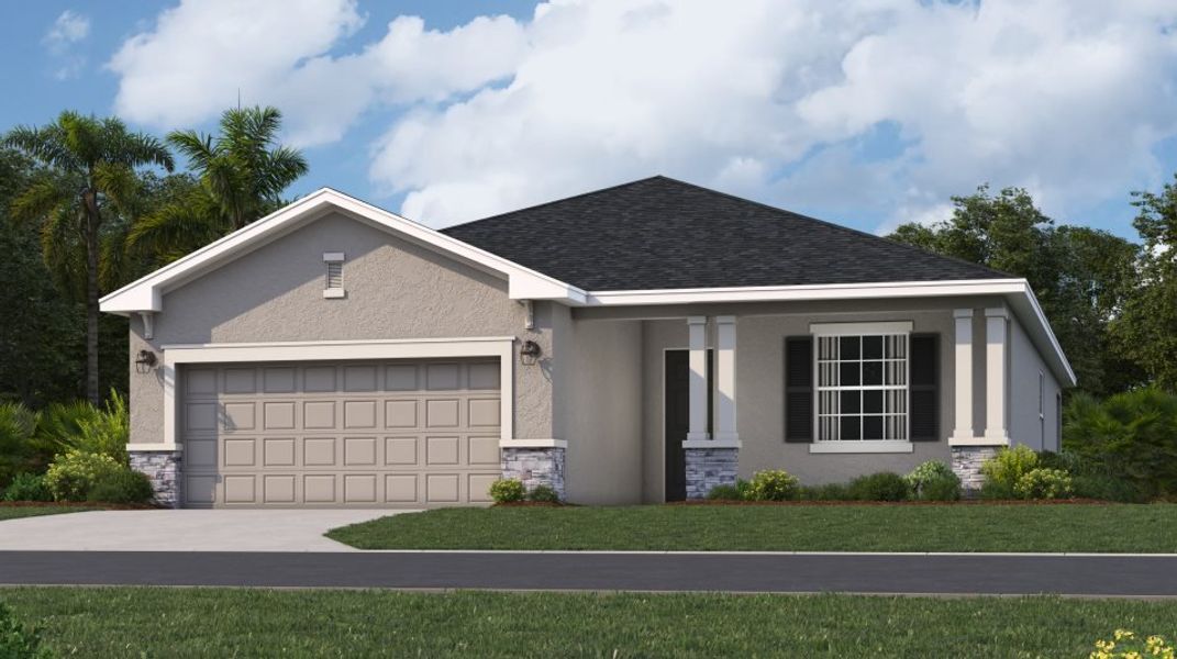 A ranch-inspired exterior