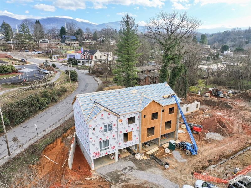 In-progress construction of a new home in , Waynesville, NC (Image 29).