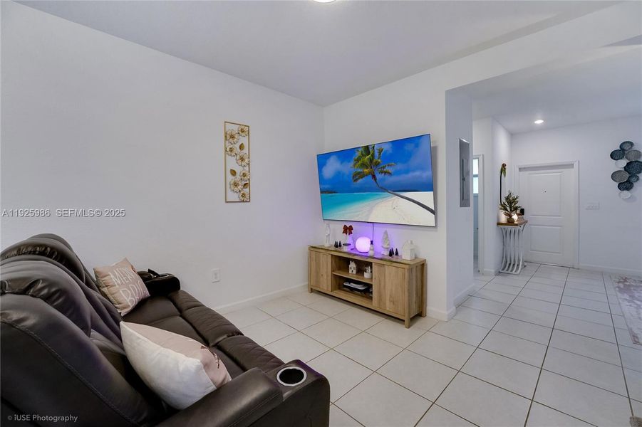 Furnished interior view inside a new home in , Miami (Image 6). Furnished interior view inside a new home in , Miami (Image 6).