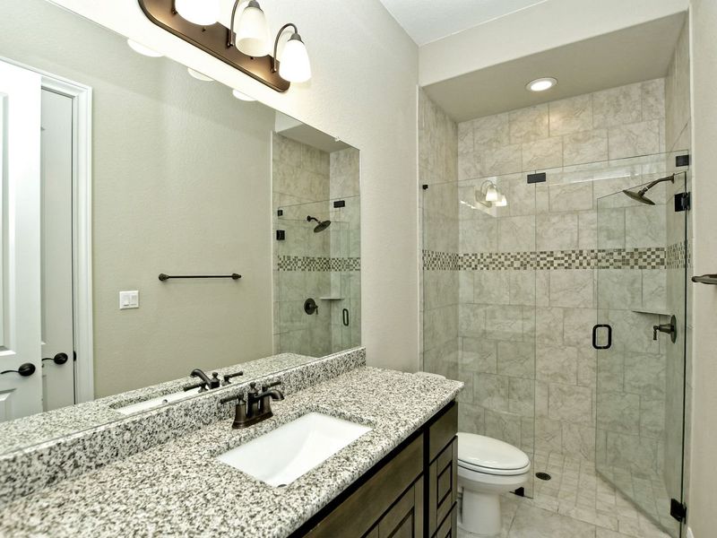 Representative furnished interior of a home built from the Siena II by Giddens Homes in Clearwater Ranch, Liberty Hill (Image 98).