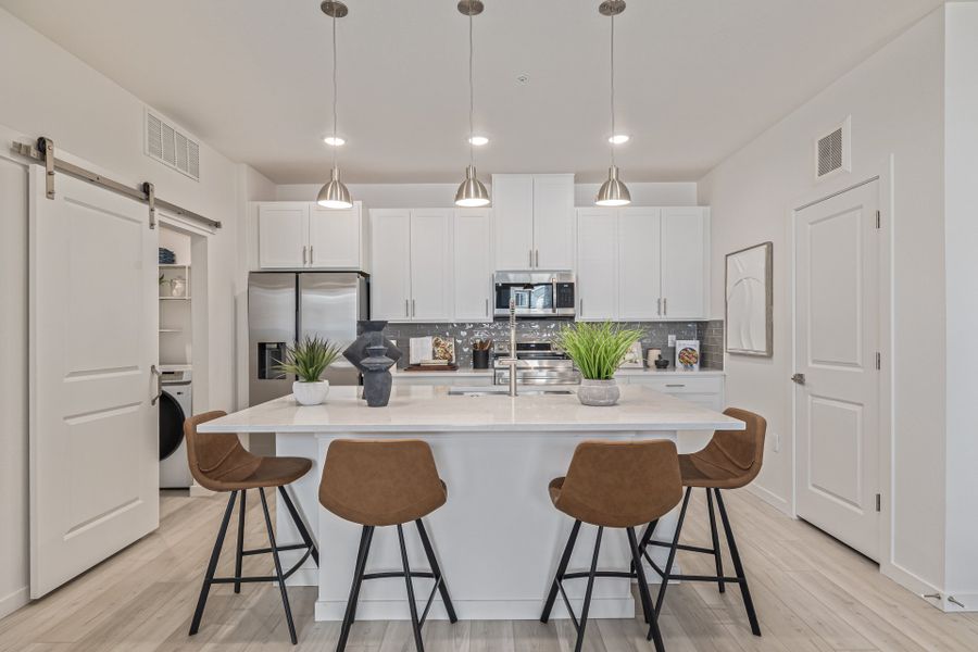 Furnished interior view inside a new home in The Residences at Victory Ridge, Colorado Springs (Image 5).