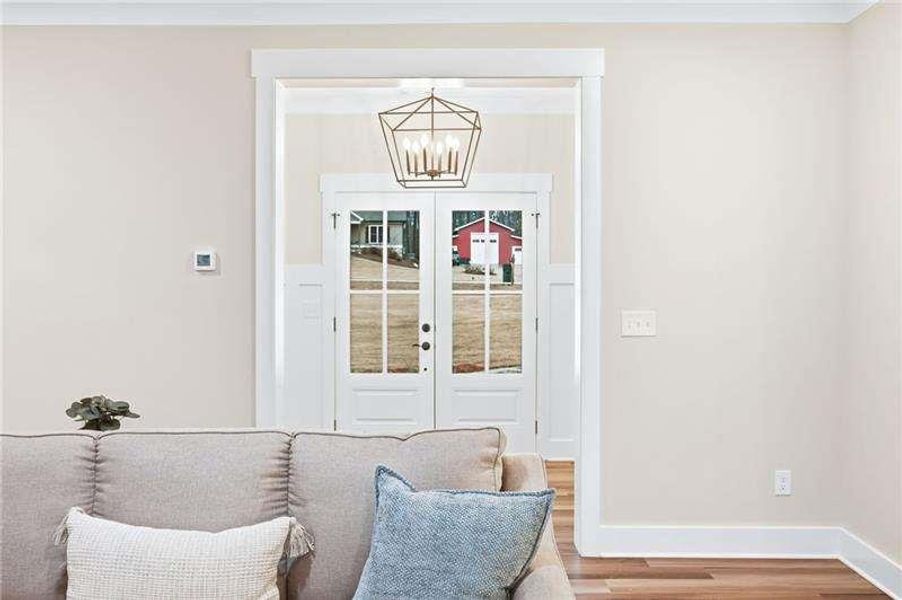 Furnished interior view inside a new home in , Dallas (Image 35).