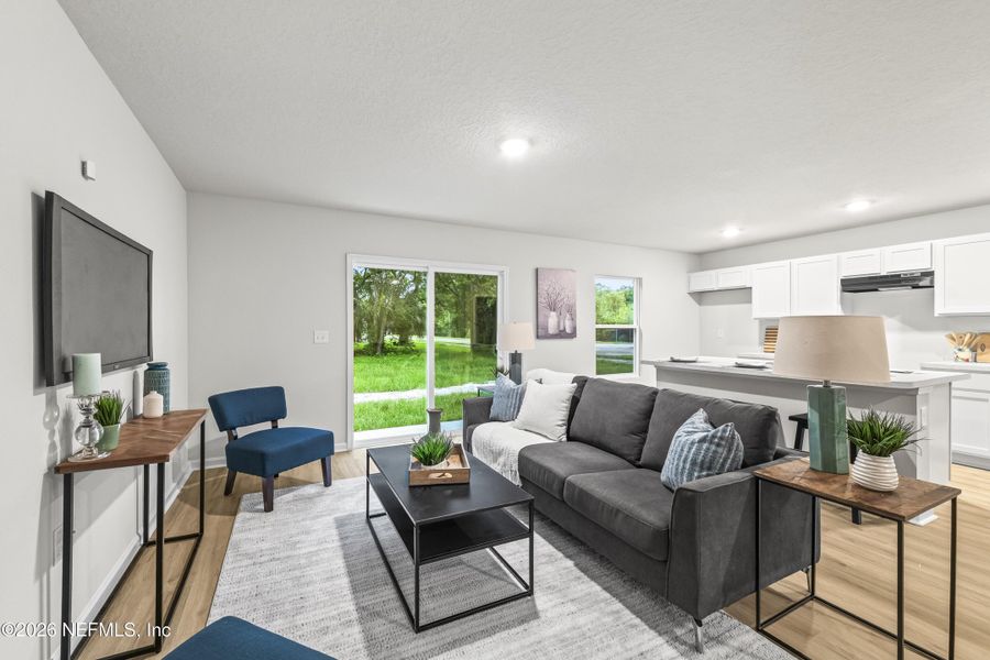 Furnished interior view inside a new home in , Jacksonville (Image 4).
