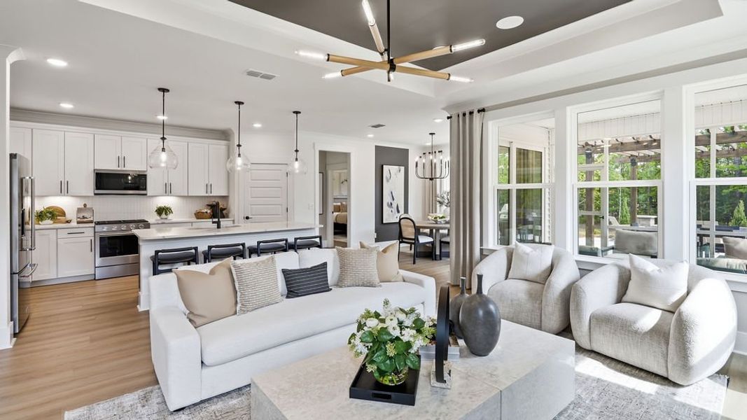 Representative furnished interior of a home built from the Mystique by Pulte Homes in Oakleaf Chase, Blythewood (Image 8).