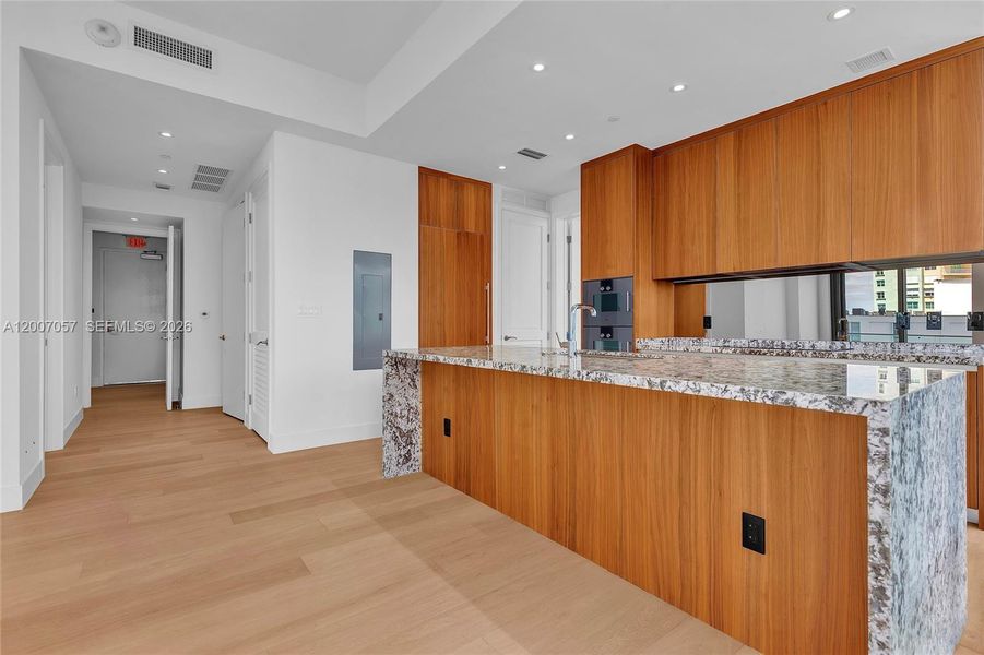 Furnished interior view inside a new home in , Miami (Image 5).