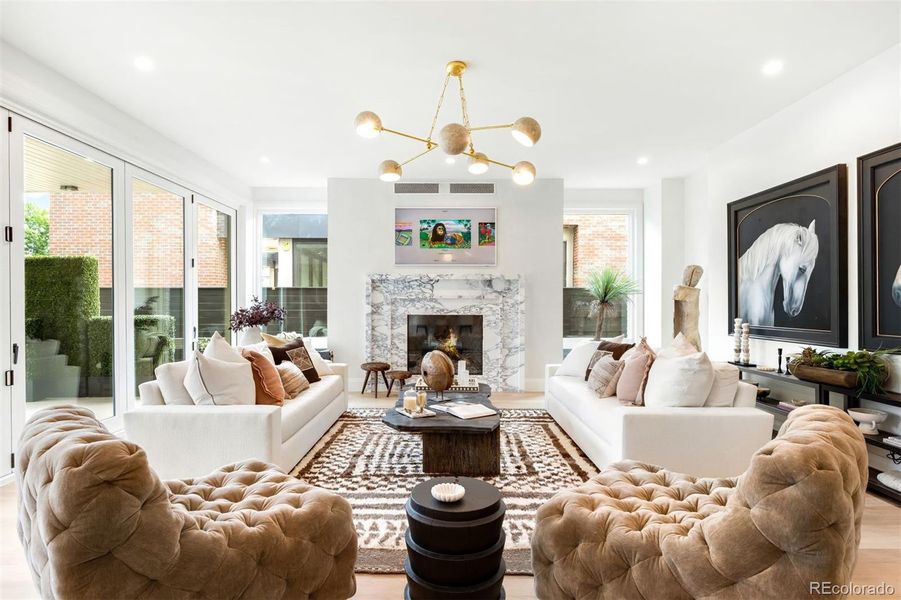 Furnished interior view inside a new home in , Denver (Image 35). Furnished interior view inside a new home in , Denver (Image 35).