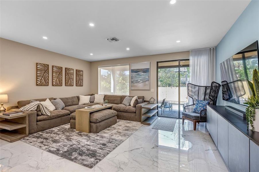 Furnished interior view inside a new home in , Fort Lauderdale (Image 3).