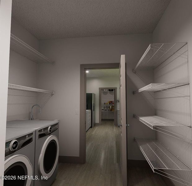 Furnished interior view inside a new home in , Jacksonville (Image 14).