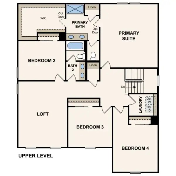 2D floor plan layout of this home in Silver Cross, Florence, AZ (Image 4).