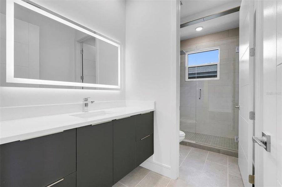 Furnished interior view inside a new home in Hampton Green at Providence, Davenport (Image 22).