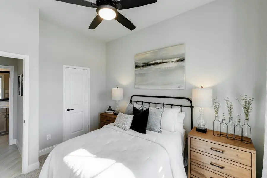 Furnished interior view inside a new home in Bridgeland: Signature Collection, Cypress (Image 37).