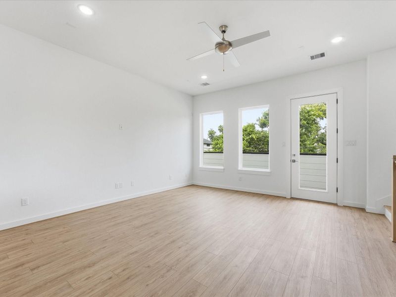 Spacious, unfurnished interior of a new home in , Houston (Image 14). Spacious, unfurnished interior of a new home in , Houston (Image 14).