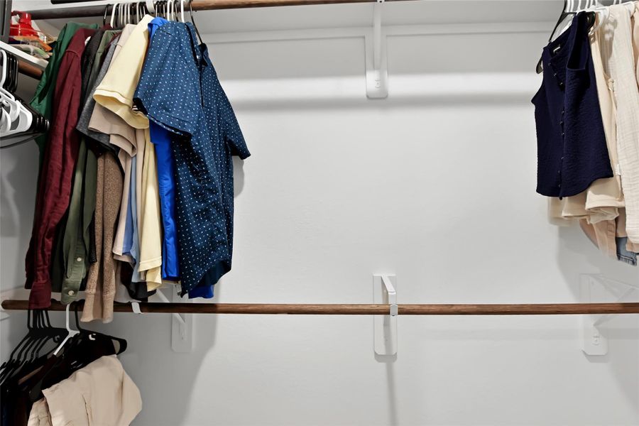 Primary closet