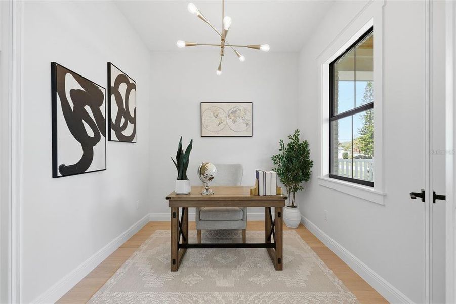 Furnished interior view inside a new home in , Tampa (Image 10).