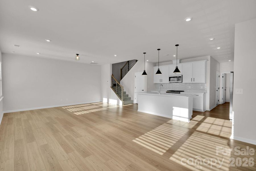 Spacious, unfurnished interior of a new home in Trellis at The Commons, Charlotte (Image 25). Spacious, unfurnished interior of a new home in Trellis at The Commons, Charlotte (Image 25).