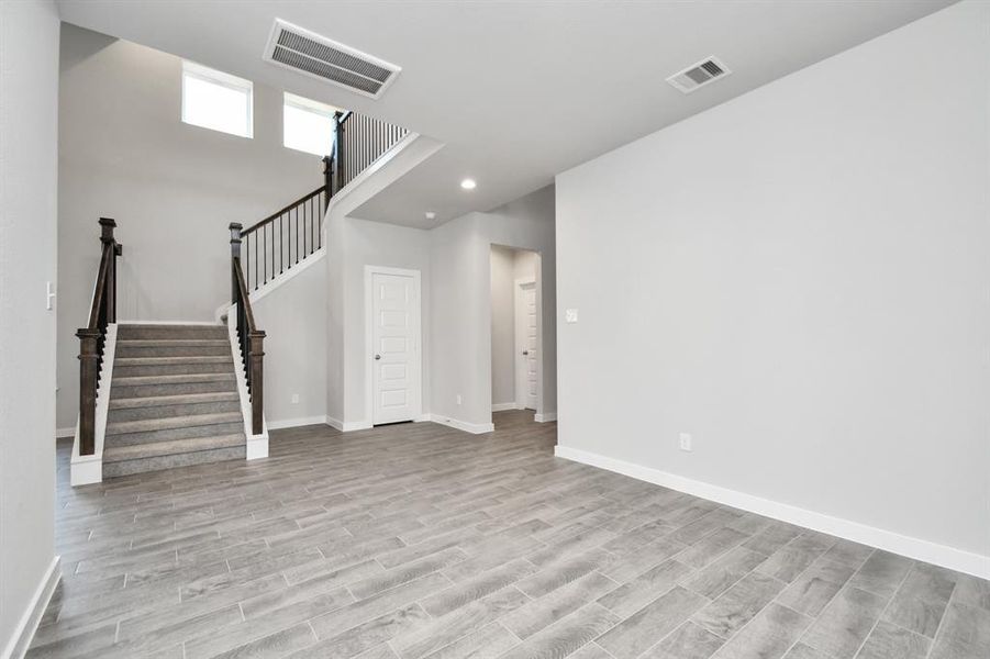 Another view of dinning area. Sample photo of completed home with similar floor plan. As-built interior colors and selections may vary.