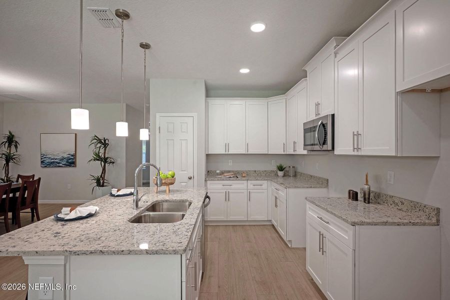 Furnished interior view inside a new home in , Jacksonville (Image 15).