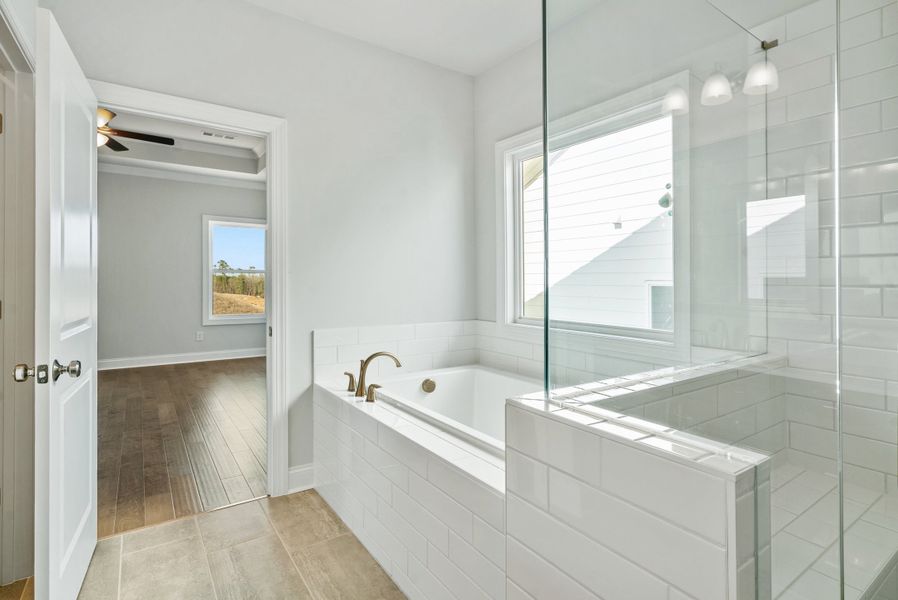 Representative furnished interior of a home built from the The Camilla by The Providence Group in Aberdeen, Hoschton (Image 12).