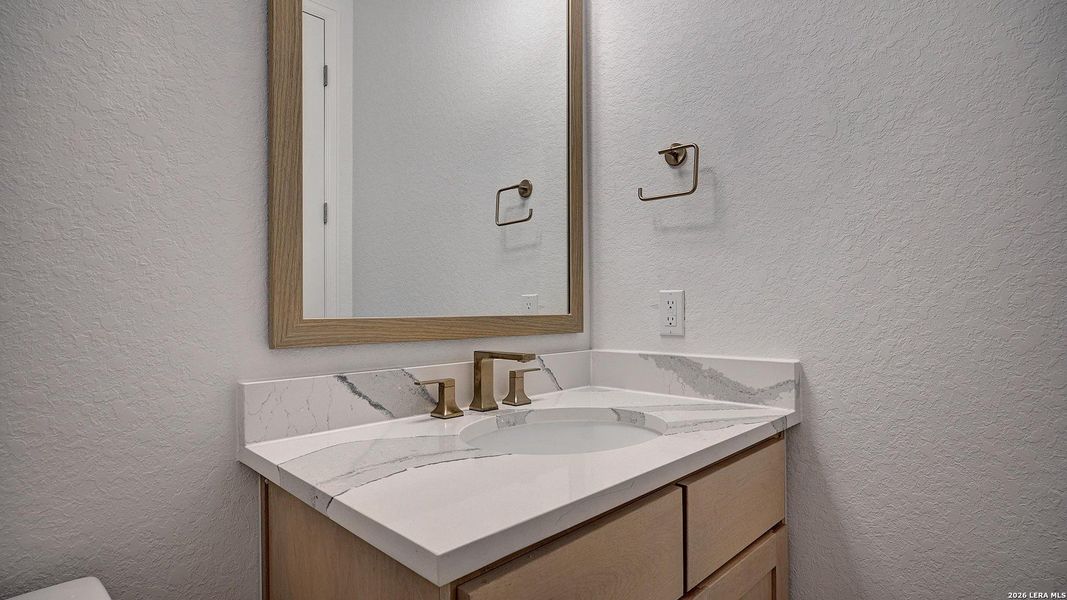 Close-up of interior finishes inside a home in George's Ranch, Boerne (Image 19).