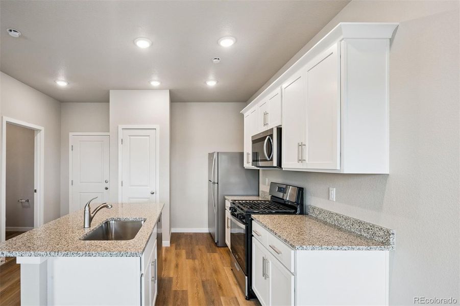 Furnished interior view inside a new home in , Fort Lupton (Image 8). Furnished interior view inside a new home in , Fort Lupton (Image 8).