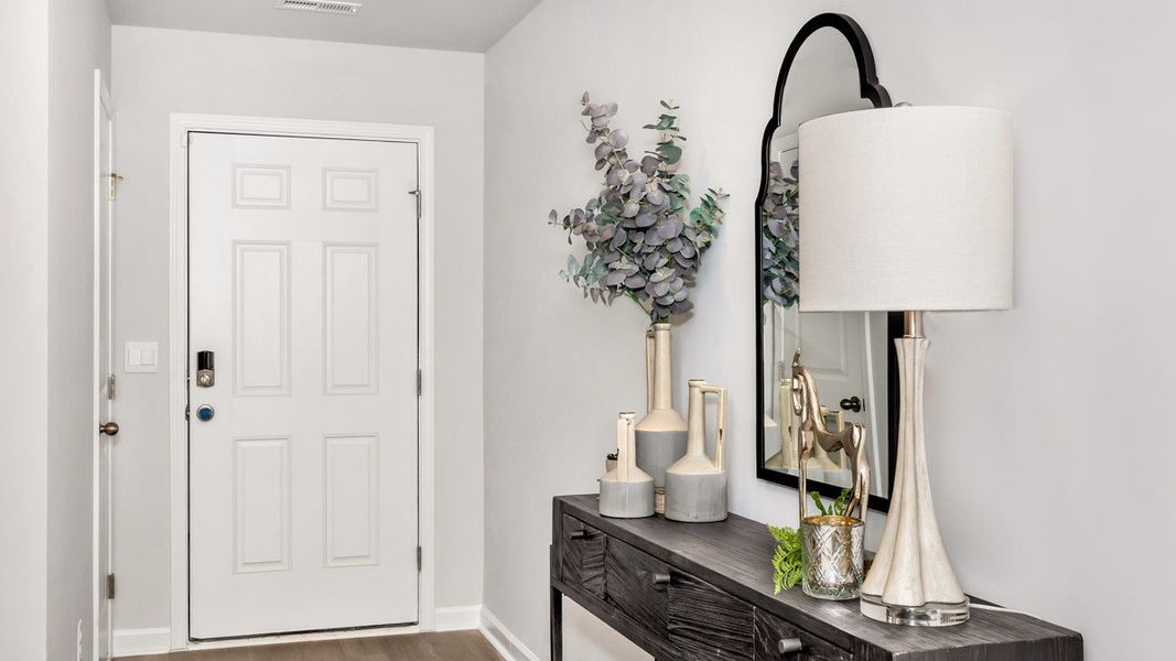Representative furnished interior of a home built from the Kerry by D.R. Horton in Bailey Park, Fayetteville (Image 26).