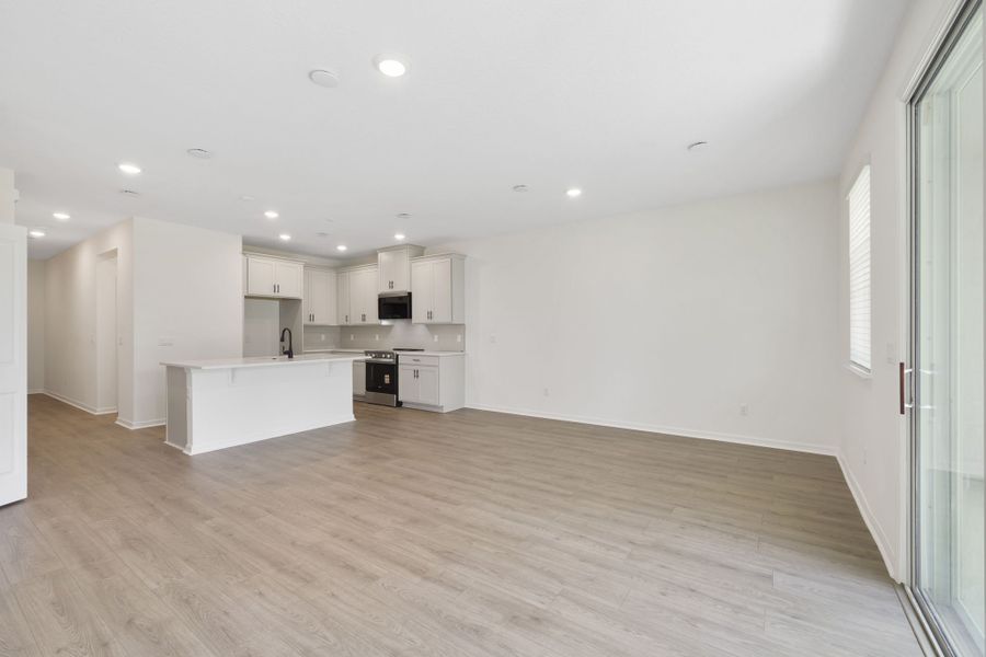 Spacious, unfurnished interior of a new home in Towns at Riverwalk, Sanford (Image 22). Spacious, unfurnished interior of a new home in Towns at Riverwalk, Sanford (Image 22).