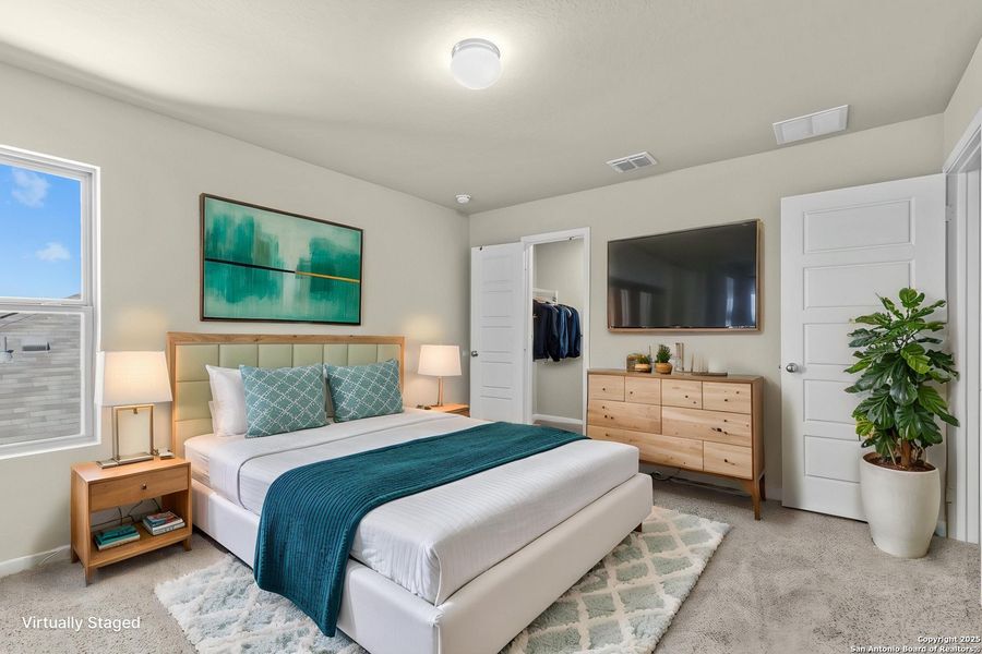 Furnished interior view inside a new home in Winding Brook, San Antonio (Image 4).