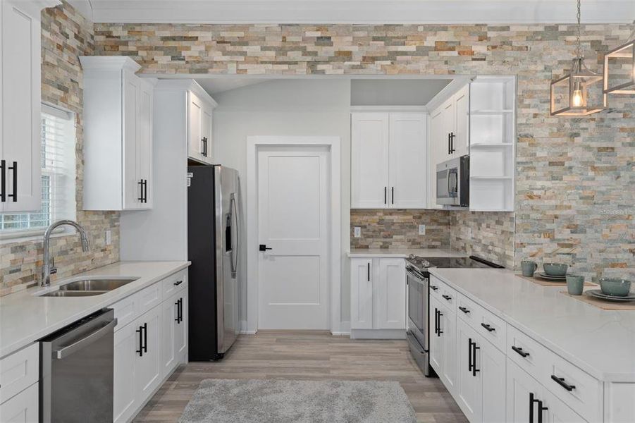 Furnished interior view inside a new home in , Webster (Image 6).